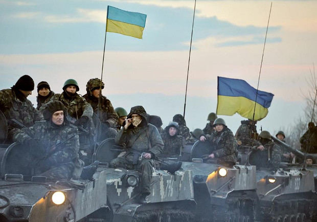  Μηχανοκίνητο τμήμα του Ουκρανικού Στρατού.