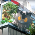 Τρισδιάστατα Pokemon σε διαφημιστική πινακίδα στο Τόκιο